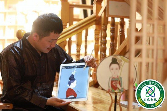 （文化）（1）“90后”侗族插画师：传承民族文化之美