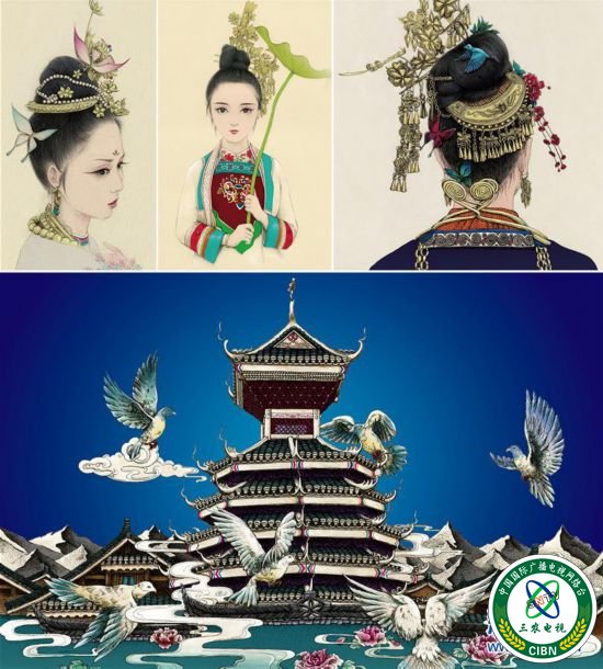 （文化）（8）“90后”侗族插画师：传承民族文化之美